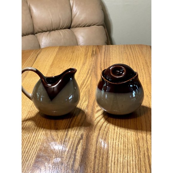 Two Sets of Vintage 1970 SANGO Mid Century Nova Brown Sugar and Creamer Set - Picture 1 of 16